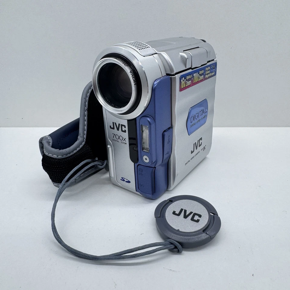 JVC GR-DX75AA Mini DV Video Camera Camcorder *WORKS SPORADICALLY PARTS / REPAIR* - Image 1 of 4