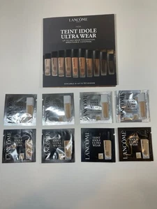 Lancome Teint Idole Ultra Wear Care & Glow Foundation Samples Lot 16 Shades New - Picture 1 of 4