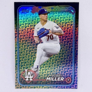 2024 Topps Series 1 Baseball Spring Foil #115 Bobby Miller Future Stars Dodgers - Picture 1 of 2
