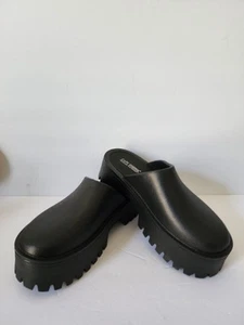 NEU klobige Plateau Slipper Sandale Clogs Cape Robbin schwarz 9 Schuhe - Bild 1 von 16