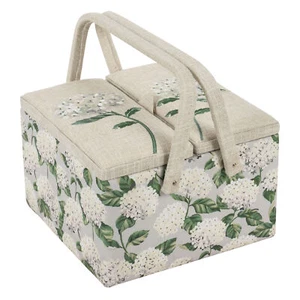 Hobby Gift Sewing Box (L) Large Twin Lid Square - All Design - Picture 1 of 9
