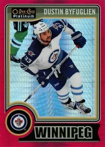2014-15 O-Pee-Chee platino rosso prisma #95 Dustin Byfuglien /135 - Foto 1 di 2