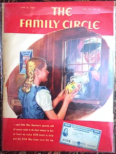 Antike Familienkreiszeitschriften, Frauen im Militär, 2./1940er Weltkrieg - 2er-Set/25 $ - Bild 1 von 2