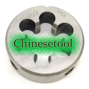 1pc HSS Pipe Die for Stainless Steel G1/8 G1/4 G3/8 G1/2 G3/4 G1 G1-1/4 G1-1/2 - Picture 1 of 10
