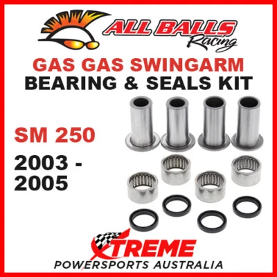 All Balls 28-1116 Gas Gas SM250 SM 250 2003-2005 Swingarm Bearing Kit — 第 1/2 张图片