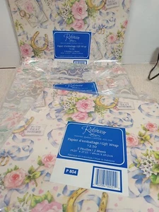 SET BESTEHEND AUS (10) ROBINSON GESCHENKPAPIER BLÄTTERN PRO PACKUNG Hochzeit  - Bild 1 von 7