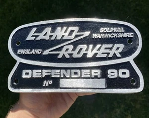 Land Rover Defender 90 Car Badge Or Shop Showroom Display Sign - Picture 1 of 7
