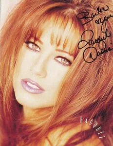 RACQUEL DARRIAN - PERSONALIZED AUTOGRAPHED VIVID CATALOGUE PAGE - Picture 1 of 2