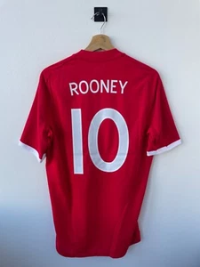 ENGLAND NATIONAL TEAM 2010 AWAY FOOTBALL SHIRT JERSEY CAMISETA UMBRO ROONEY sz M - Picture 1 of 12