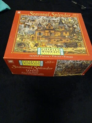 Charles Wysocki Sweetheart Hotel 1000 PC Puzzle Nuevo Hasbro Esplendor de Temporada Foto 1 de 4