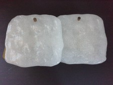 Kalmar Wandlampe  Wandleuchte Eisglas wall light  sconce ice glass 60er Design