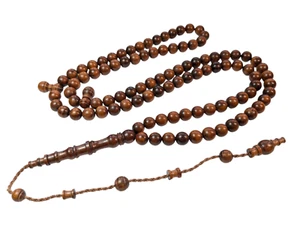 99 Türkische Gebetsperlen Schlangenholz Dua Tasbih Yilan Agac Tesbih Misbaha Subha 460 - Bild 1 von 14