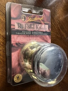 RARE! Gainsborough Chrome & Brass Bi-Fold Knob 82638 & FREE FAST SHIP! - Picture 1 of 3