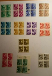 Sellos Israel Definitives 1955 Bloques 12 V - Imagen 1 de 1