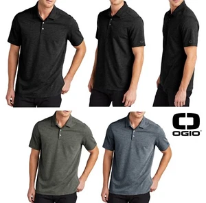 MEN'S OGIO, MOISTURE WICKING TRI-BLEND JERSEY, POLO SHIRT, SHORT SLEEVE. XS-4XL - Picture 1 of 4