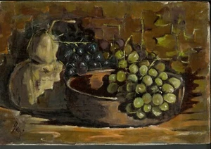 "  MISTO D'UVA  " ADORNI 1989   (20 x 30 )  OLIO SU TELA WhatsApp 3381892098 - Imagen 1 de 2