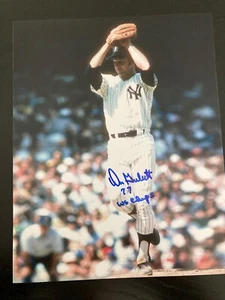 Yankees Don Gullett signed 8x10 with Inscription 77 WS Champs W/COA - Picture 1 of 3