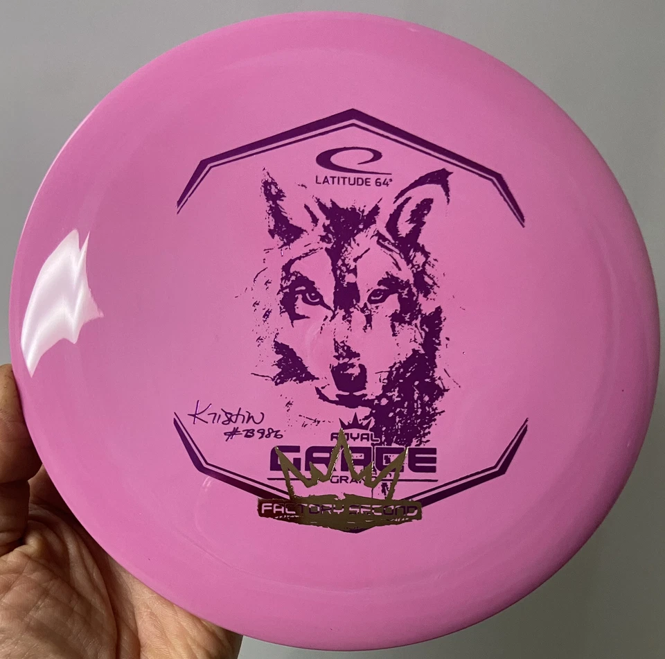 LATITUDE 64 Royal Grand GRACE New Disc Golf DISTANCE DRIVER Kristin Tattar Wolf - Image 1 of 1