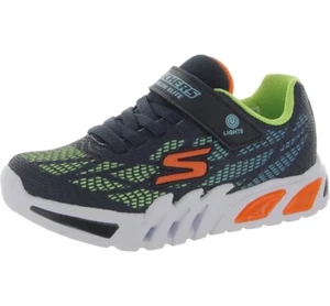 NUEVA Zapatilla Deportiva Skechers Flex-Glow Vorlo para Niños Talla 13 Azul Verde LUMINAR - Imagen 1 de 4