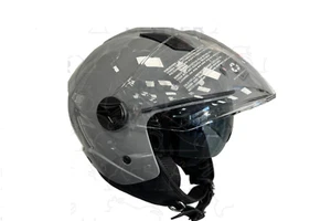 CASCO MOTO JET KAPPA KV57 DOPPIA VISIERA GRIGIO CHIARO TG L - Foto 1 di 1