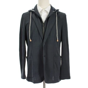 Fradi Neu mit Etikett Post Sport Mantel mit abnehmbarer Kapuze & Einsatz Gr. 50 (40 US) in Navy - Bild 1 von 17