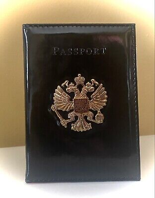 Russia Passport Wallet Cover Holder - ID Bank Card Storage Wallet Case Travel • 27.99£