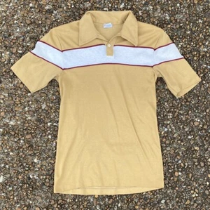 Royal Knight Shirt Mens Small Polo Rat Pack Madmen Disco Vtg 70s USA Made - Picture 1 of 7
