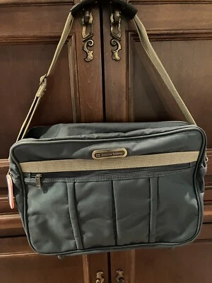 Bolso de hombro American Tourister bolso mensajero verde azulado/verde de colección 1985 Foto 1 de 4