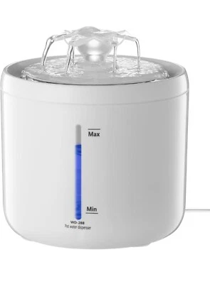 Fuente de agua IFurffy Cat 2L/67Oz dispensador de agua para gatos con bomba inteligente LP1 Foto 1 de 4