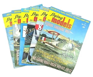 Vintage FLYING MODELS R/C Airplanes & Boats Magazine May - Sept Nov 1972 LOT 6 - Picture 1 of 4