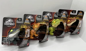 Jurassic World Snap Squad Attitudes Tyrannosaurus Spinosaurus Mosasaurus Stego - Picture 1 of 3
