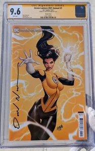 GREEN LANTERN 2021 ANNUAL #1 CGC 9.6 SIGNED BY DAVID NAKAYAMA - Picture 1 of 4