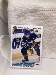 1991-92 Upper Deck Young Guns Donald Audette Buffalo Sabres #585