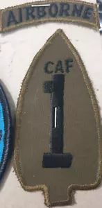 USA Patch Sleeve Badge Airborne 1st Airborne Division CAF 2. WW RARE - Picture 1 of 1