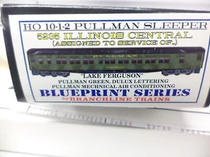 Branchline Ho 10-1-2 Sleeper, Illinois Central ' Lake Ferguson' - Picture 1 of 2