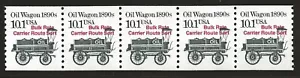 US Scott #2130b, Coil of 5 1988 Oil Wagon 10.1c FVF MNH - Picture 1 of 1