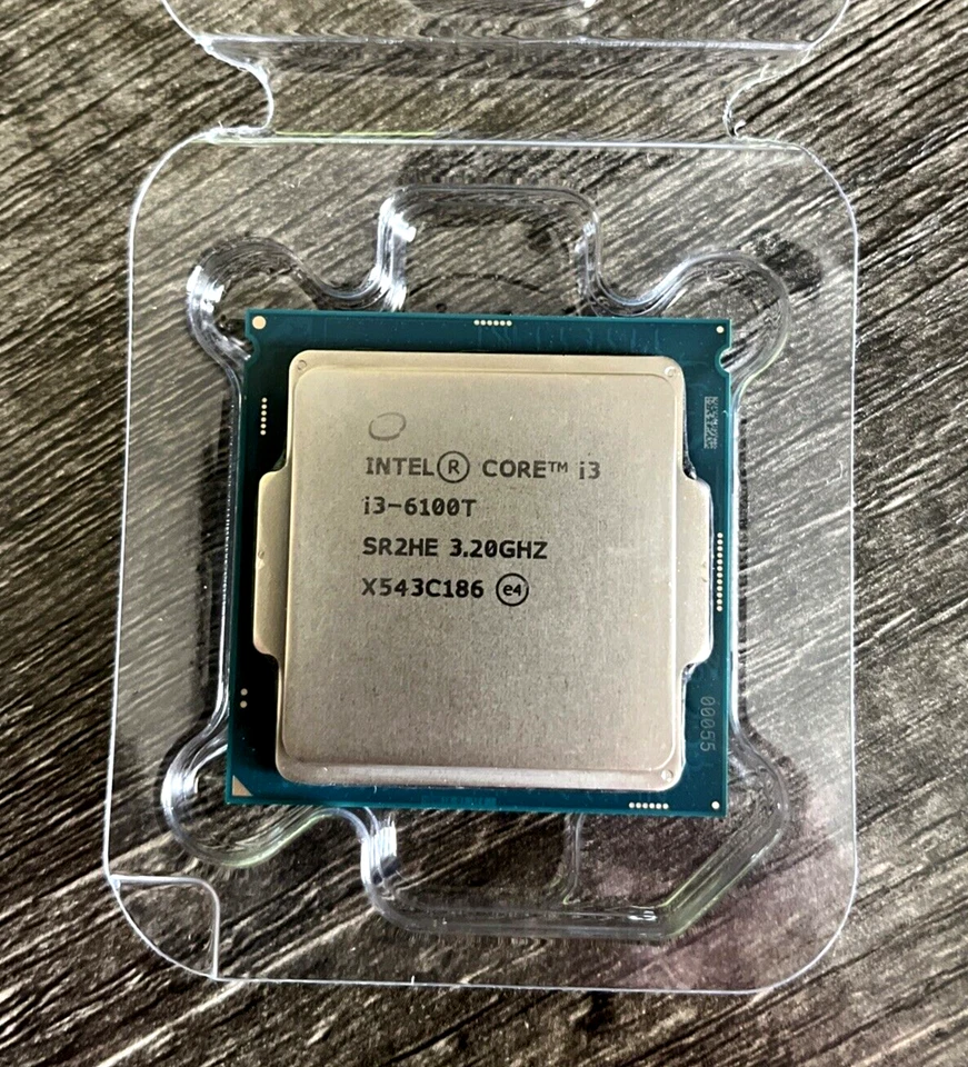 Intel Core i3-6100T 3.2 GHz 8GT/s LGA 1151 Desktop CPU SR2HE C123 TESTED - Image 1 of 1