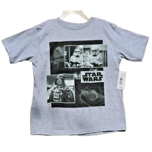 Star Wars Kids 2T Empire Battle Comic Gray Mad Engine Short Sleeve T Shirt New - Picture 1 of 2