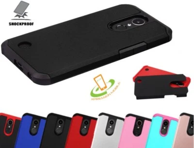For LG X Power 3 Hybrid Armor Shockproof Rubber Rugged TPU Protective Case Cover - Image 1 of 4