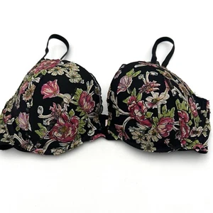 Victoria’s Secret Bra 36D Push Up Dream Angels Floral NEW - Picture 1 of 7
