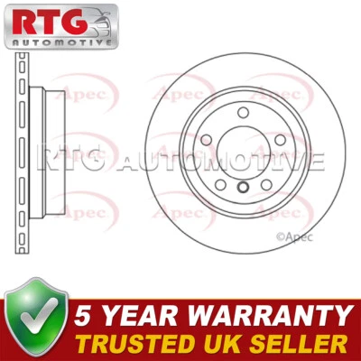 Rear 1x Brake Disc Fits BMW 1 Series 2007-2013 2.0 D 34216778049 - Image 1 of 2
