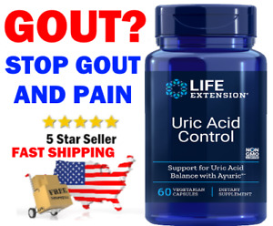 Controls Gout ⭐ Life Extension ⭐ Uric Acid Control ⭐60 Count USA Trusted Dealer 