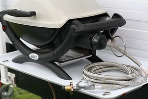 Stainless Steel Weber Q to LPG gas bottle POL hose, 3m Get it FAST! - Picture 1 of 4