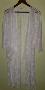 Lularoe Shirley Cover White Lace Size Large (Fits Sizes 18-22) EUC - Picture 1 of 4