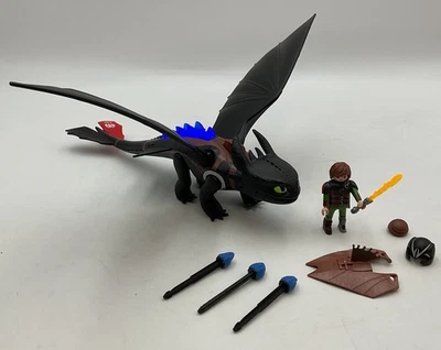 Playmobil Toothless & Hiccup 9246 - How To Train Your Dragon - Image 1 of 4