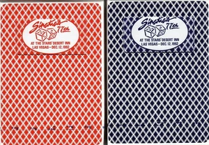 FRANK SINATRA 77th Birthday at the Desert Inn Las Vega BEE CASINO Playing Cards - Picture 1 of 4