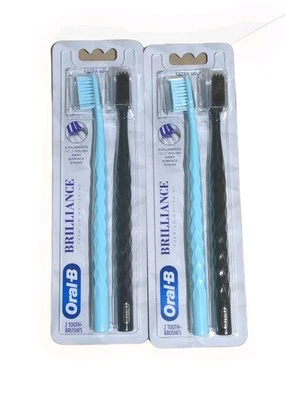 2 Cepillos de dientes blanqueadores Oral-B Brilliance Premium extra suaves (4 en total) Foto 1 de 3