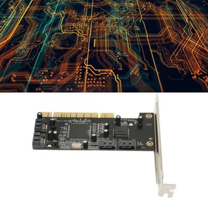 PCI To 4 Port Card 4 Independent Serial ATA Channels 1.5Gbps Transfer P BEA - Picture 1 of 12