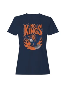 No Kings Eagle Fire Design Women's T-shirt - Foto 1 di 9