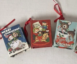 Mr Christmas Mini Music Box Book Ornaments Display Tested - Picture 1 of 16